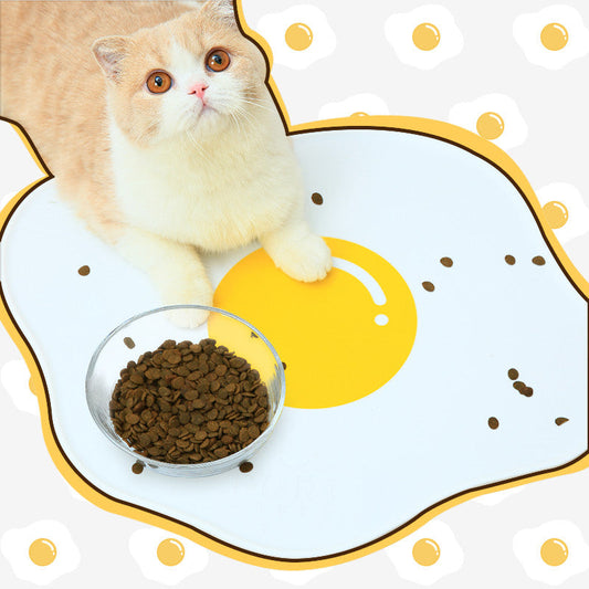 KFX-4970429 Spill-proof Silicone Placemat for Pets 440mm x 360mm with Anti-overflow Design