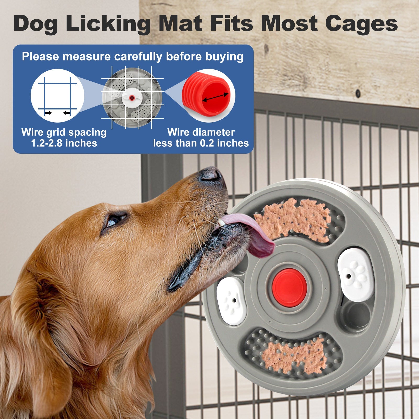 KFX-4971069 Licking Plate Dog Toy for Pet Training and Stress Relief