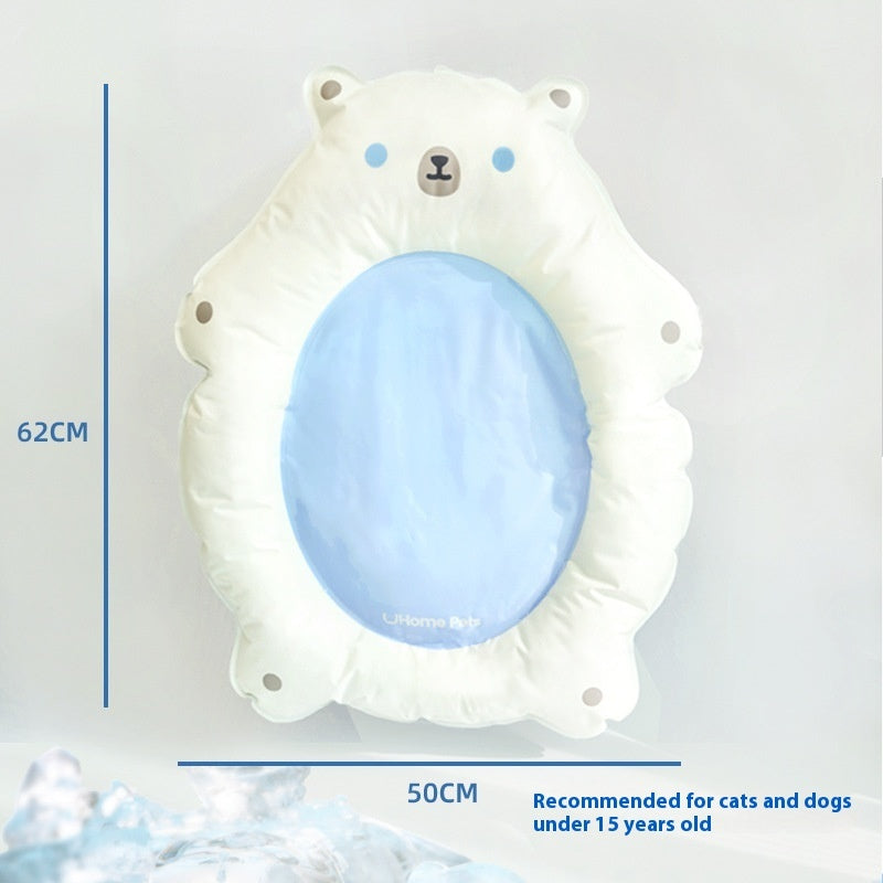 KFX-4974269 Cooling Mat for Pets - Refreshing Ice Pad Pet Bed for Cats - 62x50x8CM