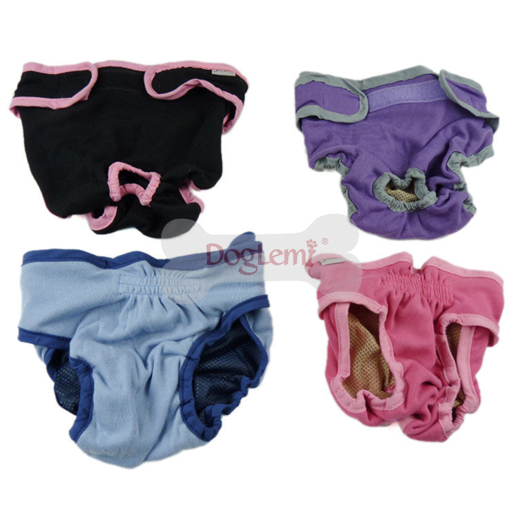 KFX-4974397 Comfortable Cotton Dog Physiological Pants for Small, Medium, and Large Breeds