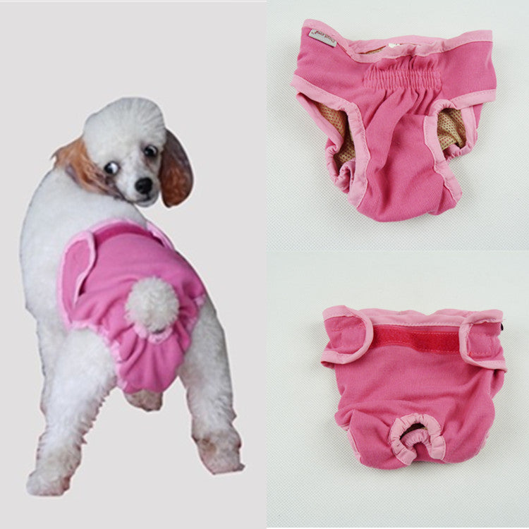 KFX-4974397 Comfortable Cotton Dog Physiological Pants for Small, Medium, and Large Breeds