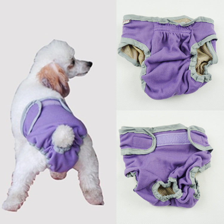 KFX-4974397 Comfortable Cotton Dog Physiological Pants for Small, Medium, and Large Breeds