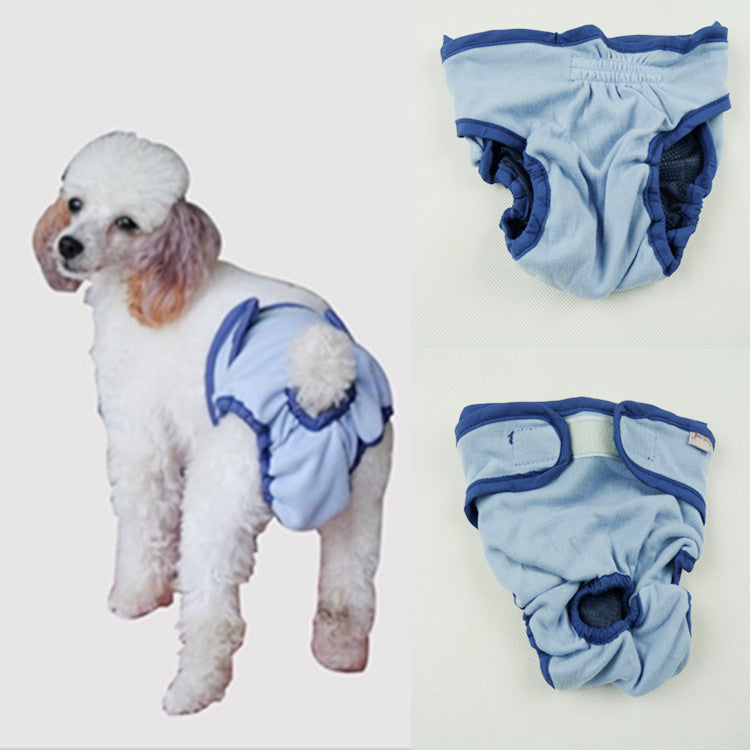 KFX-4974397 Comfortable Cotton Dog Physiological Pants for Small, Medium, and Large Breeds