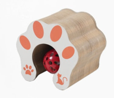 KFX-4976189 Foldable Cat Scratcher Toy for Relaxation and Play - Compact Design