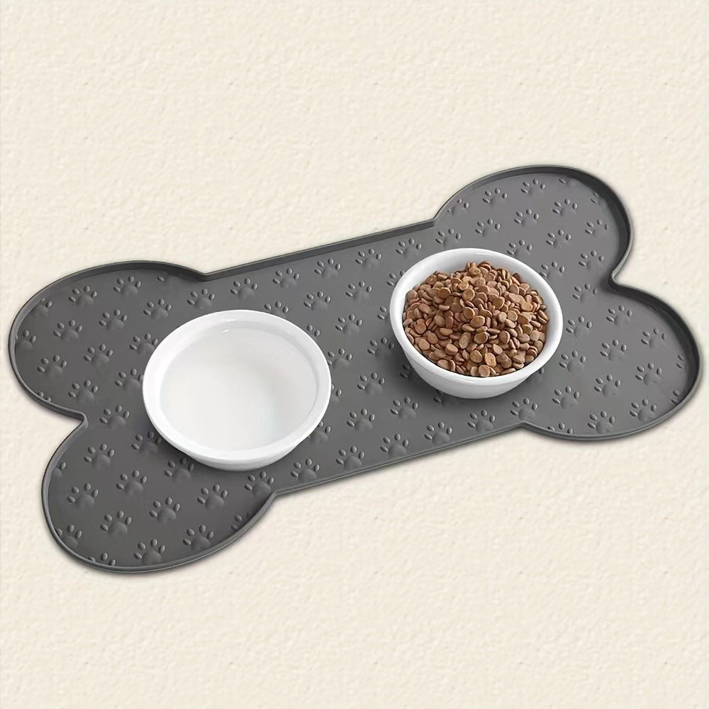 KFX-4981949 Silicone Pet Feeding Mat for Cats - Anti-Spill and Easy to Clean, Available in Multiple Colors