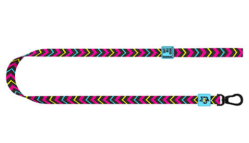 KFX-4985533 Durable Polyester Fiber Leash for Small, Medium, and Large Dogs with Strong Zinc Alloy Hardware