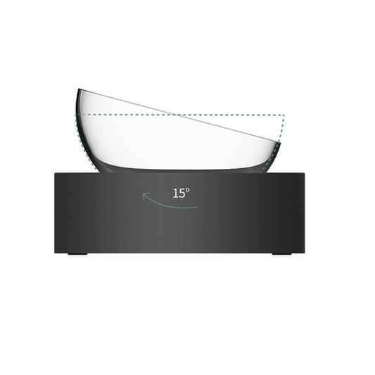 KFX-4987709 Adjustable Elevated Stainless Steel Pet Feeding Bowl with Anti-Slip Design