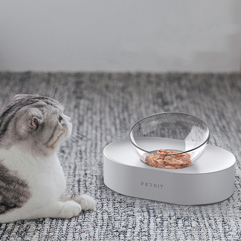 KFX-4987709 Adjustable Elevated Stainless Steel Pet Feeding Bowl with Anti-Slip Design
