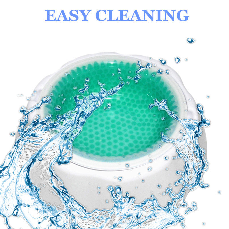KFX-4991677 Condensed Pearl Ice Dog and Cat Bowl - BPA-Free PP Material in Blue and Green