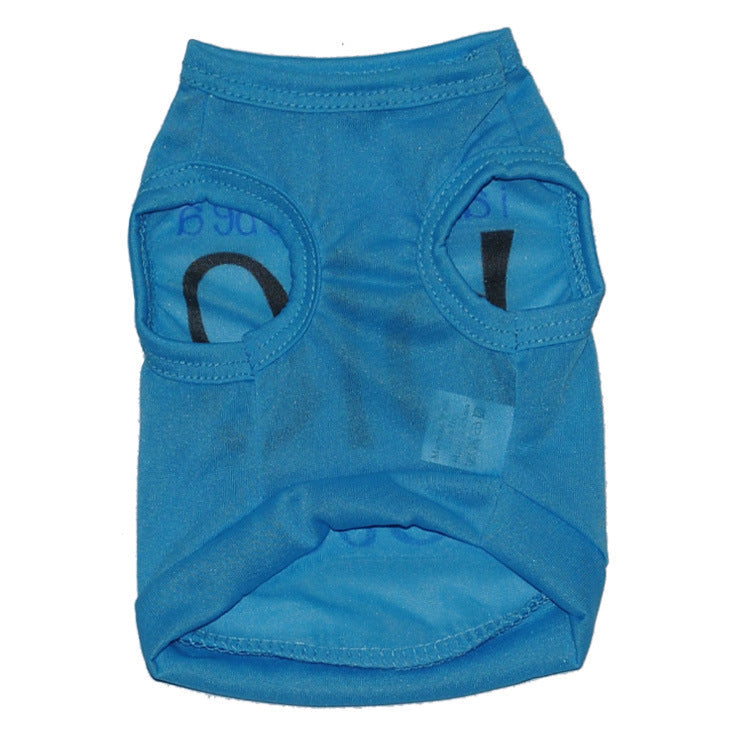 KFX-4992061 Ultra-Thin Breathable Polyester Pet Vest in Pink and Blue - Size XS, S, M, L