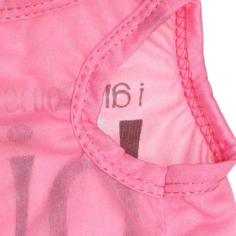 KFX-4992061 Ultra-Thin Breathable Polyester Pet Vest in Pink and Blue - Size XS, S, M, L