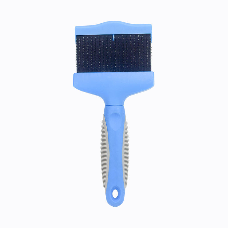 KFX-4993085 Double-Sided Soft Comb for Pets - Self-Cleaning Brush, Available in Various Sizes