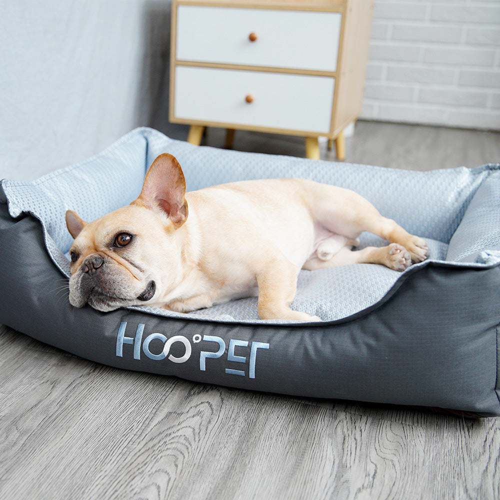 KFX-4994749 Summer Soft Pet Bed with Removable Cover for Small to Medium Dogs and Cats