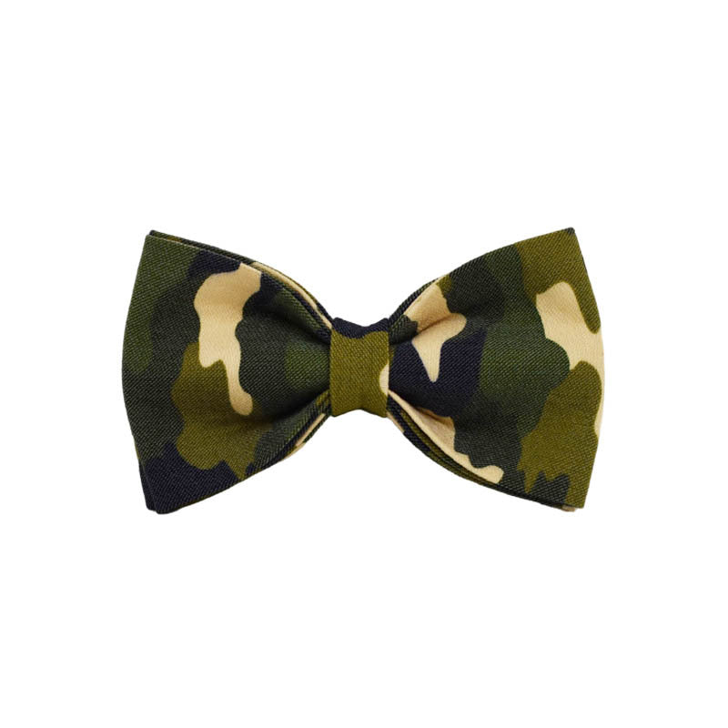 KFX-4997053 Camouflage Dog Collar and Leash Set with Bow and Vest 4-Piece Collection