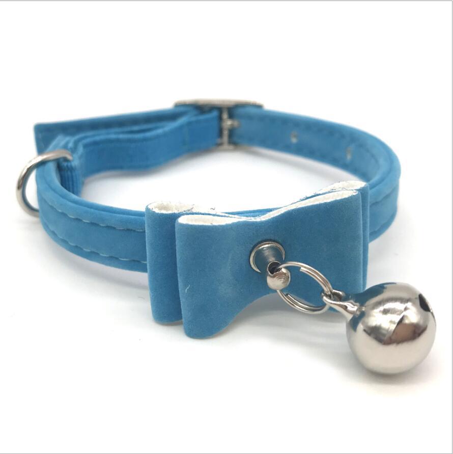 KFX-4999229 Sky Blue, Pink, Red, or Black Cat Collar for Neck Sizes 21-26cm, 1cm Width, Adjustable Fit