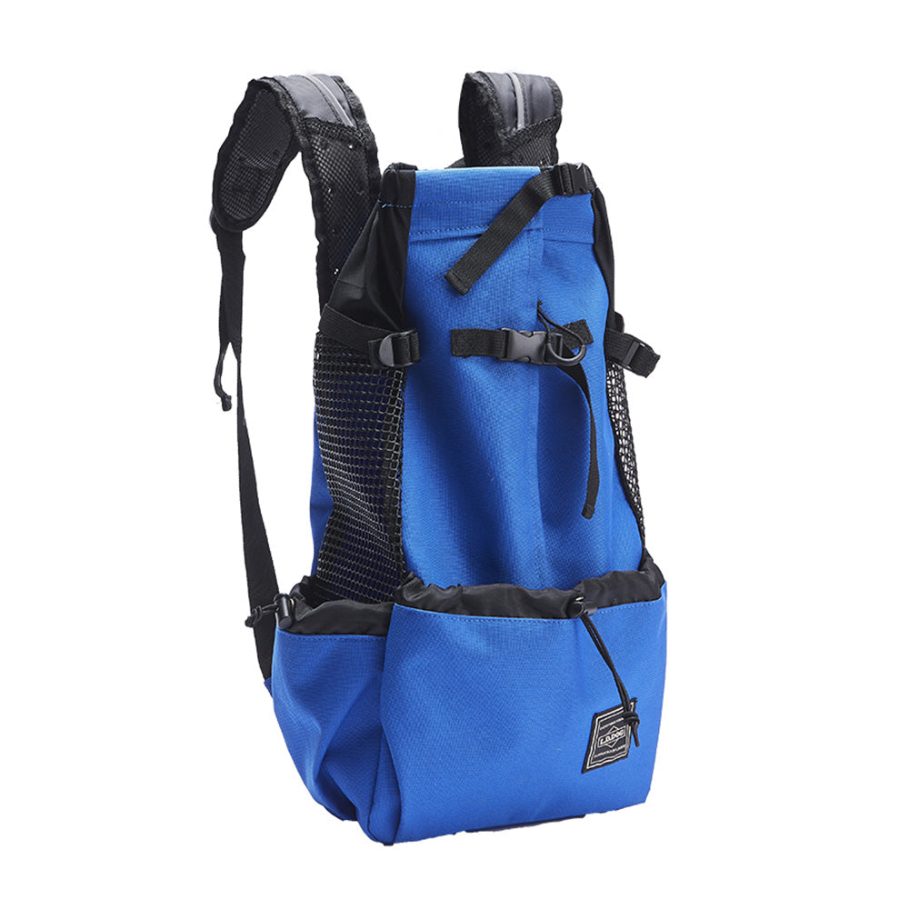 KFX-4999485 Adjustable Pet Backpack for Outdoor Adventures with Water Bottle Holder, Sizes S-XL