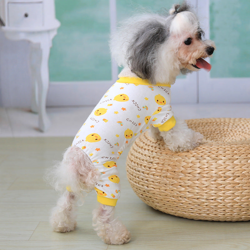 KFX-5001405 Cozy Cotton Pajamas for Dogs - Four-Legged Casual Sleepwear