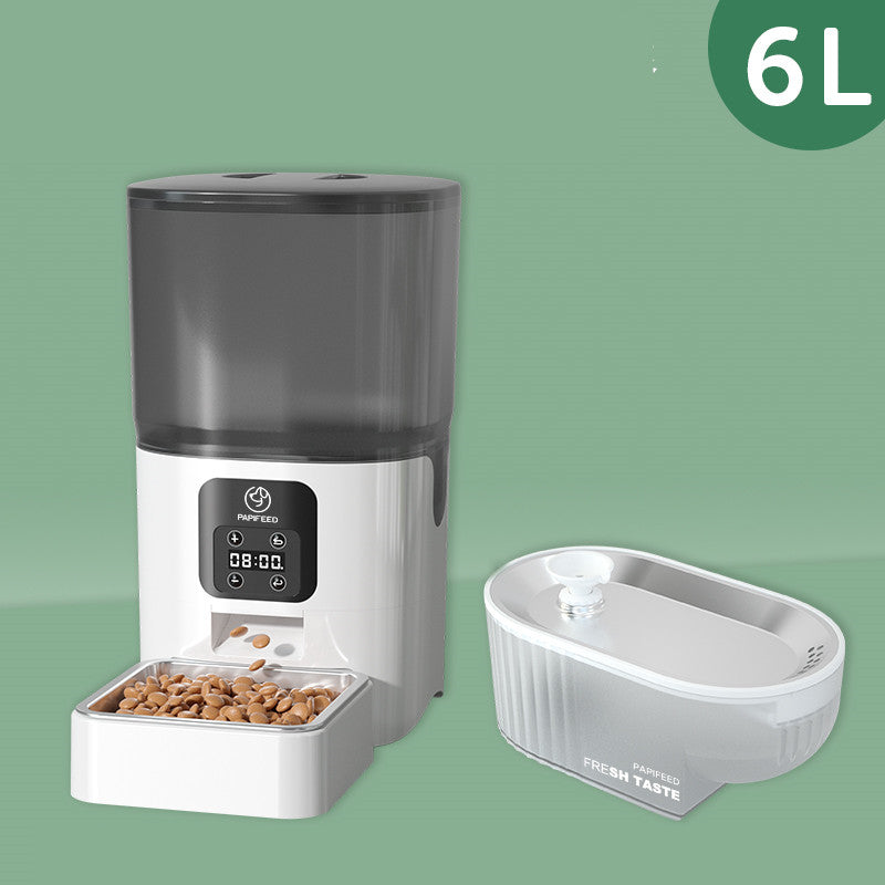 KFX-5006781 Intelligent Automatic Feeder and Water Dispenser for Cats and Dogs - 3L and 6L Options Available