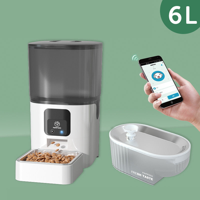 KFX-5006781 Intelligent Automatic Feeder and Water Dispenser for Cats and Dogs - 3L and 6L Options Available