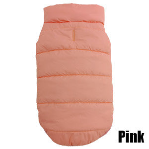 KFX-5007165 Cotton Winter Vest for Small and Medium Dogs - Available in Red, Navy Blue, and Brown