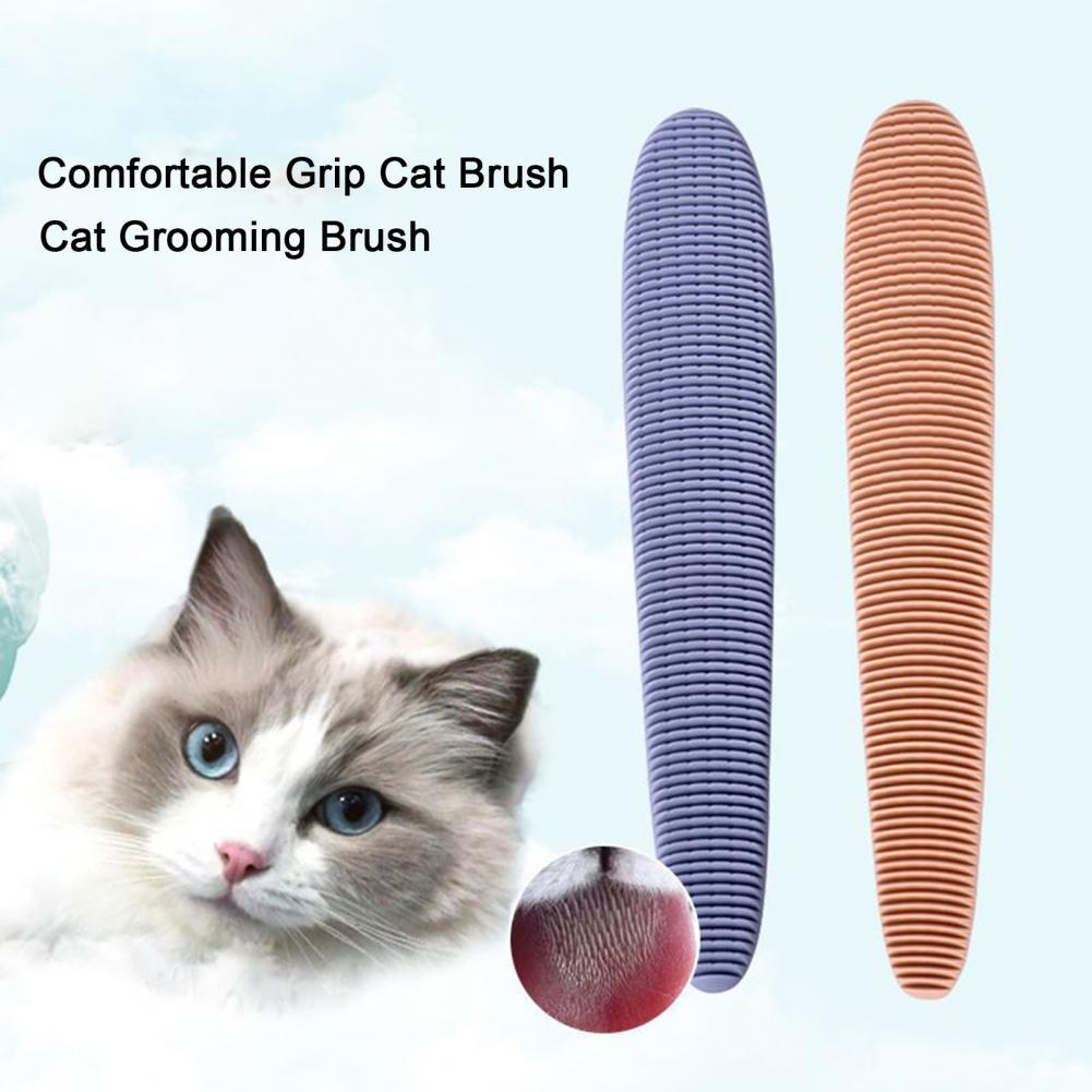 KFX-5015997 Durable Cat Grooming Comb with Tongue Massager for Comfortable Pet Care