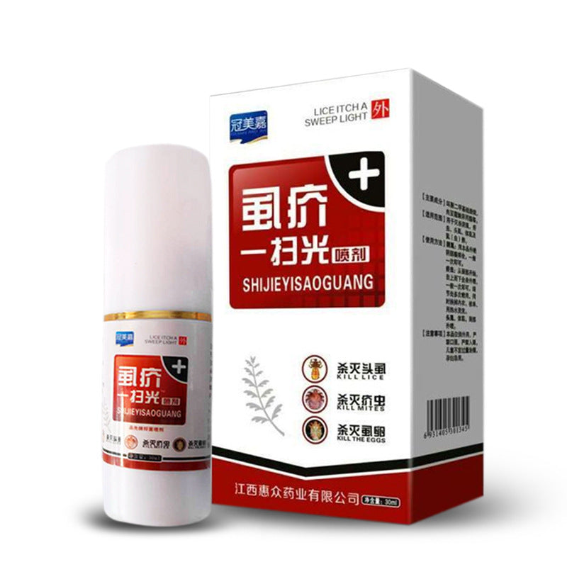 KFX-5016381 Flea and Lice Spray for Dogs and Cats - 30ml Effective Insect Treatment