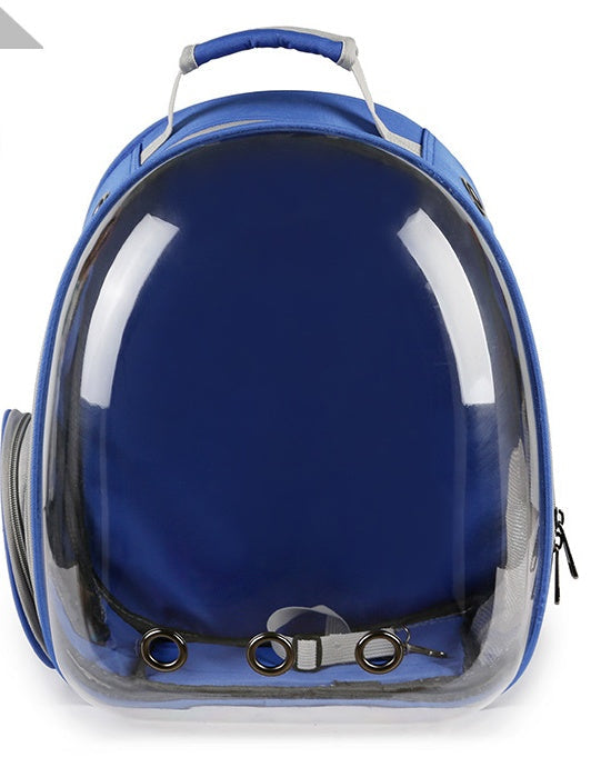 KFX-5018173 360 Degree Sightseeing Portable Pet Backpack Carrier with Bubble Design, Breathable and Lightweight Rucksack for Small Pets