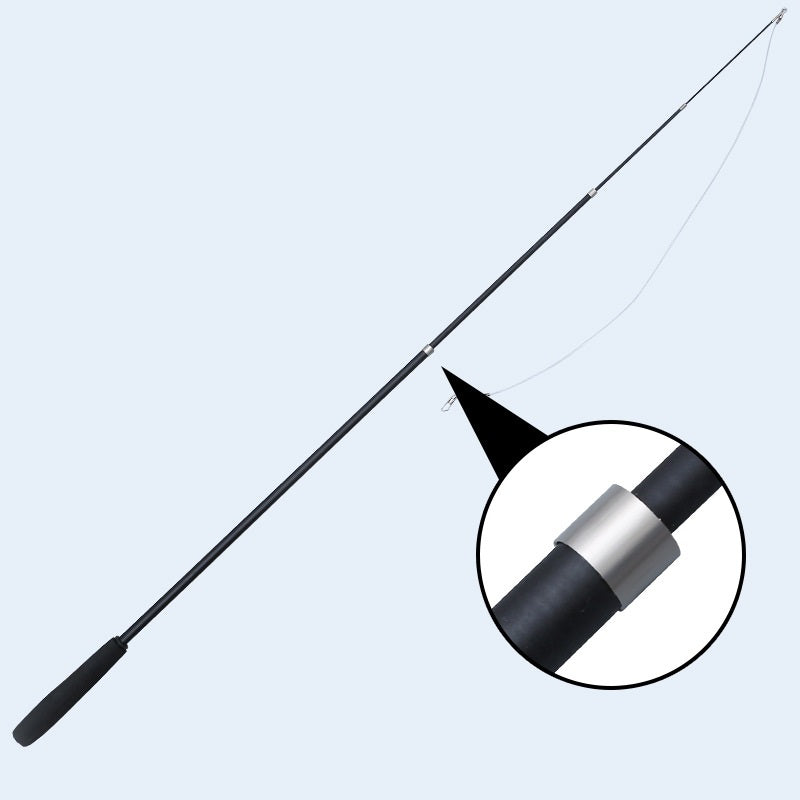 KFX-5019325 Telescopic Cat Toy Set with Replacement Feather Heads and Fishing Line