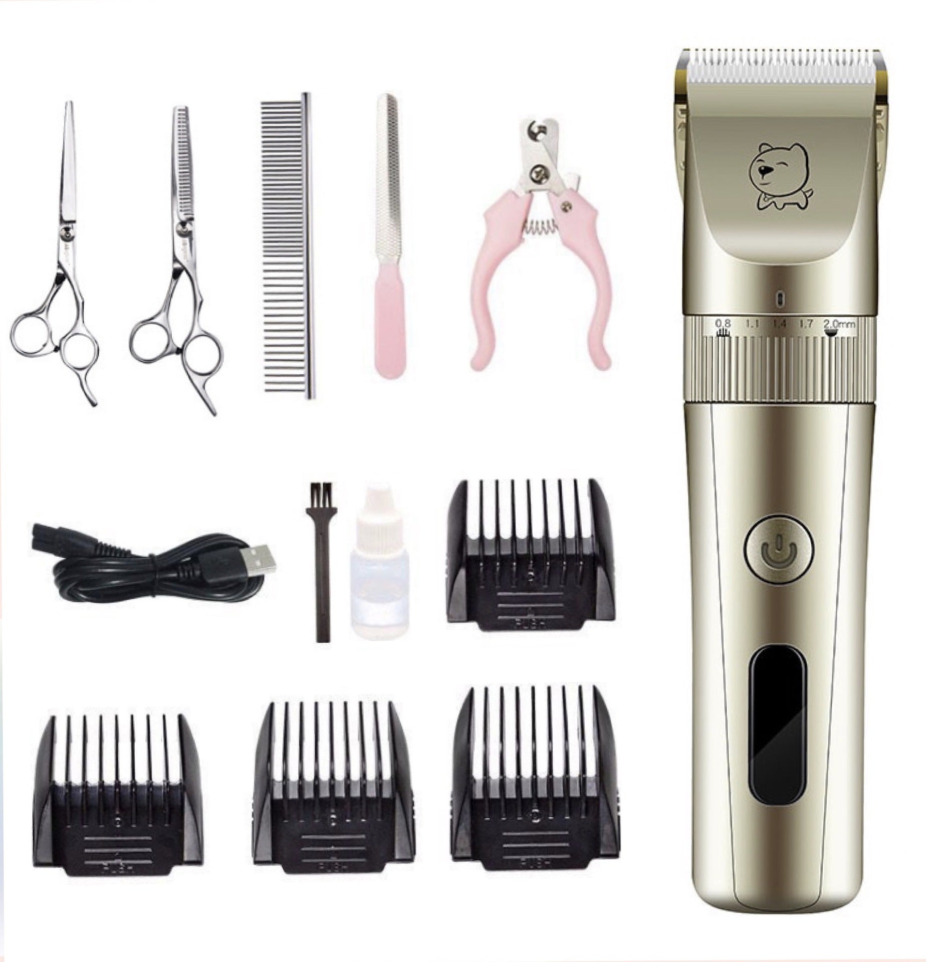 KFX-5020093 Professional Rechargeable Electric Shear with Ceramic Blade for Pet Grooming