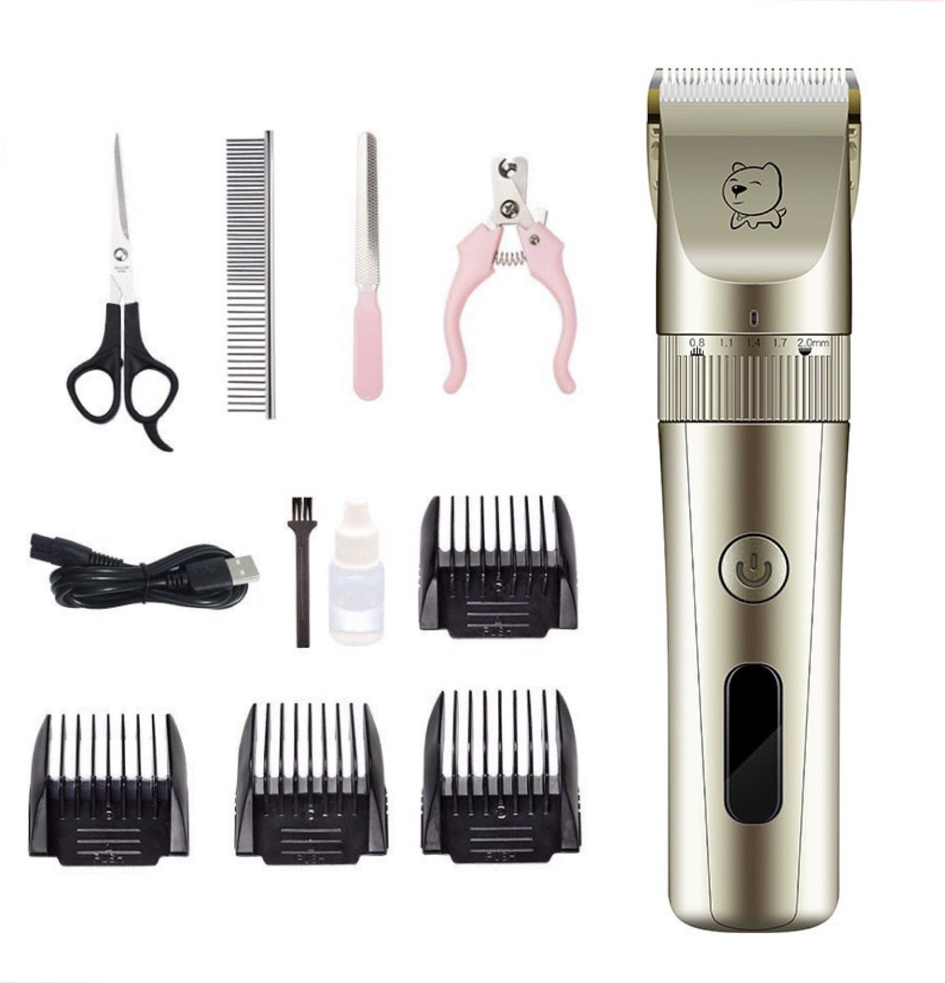 KFX-5020093 Professional Rechargeable Electric Shear with Ceramic Blade for Pet Grooming