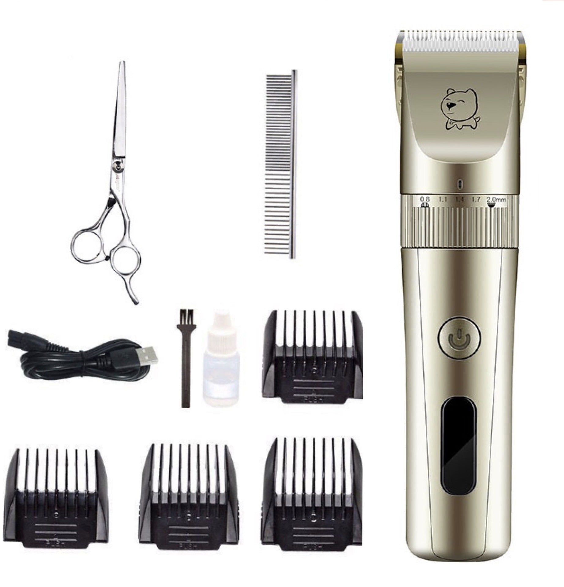 KFX-5020093 Professional Rechargeable Electric Shear with Ceramic Blade for Pet Grooming