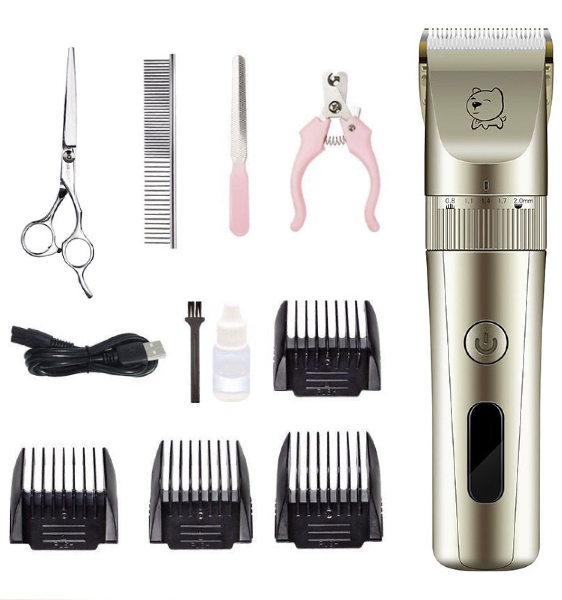 KFX-5020093 Professional Rechargeable Electric Shear with Ceramic Blade for Pet Grooming