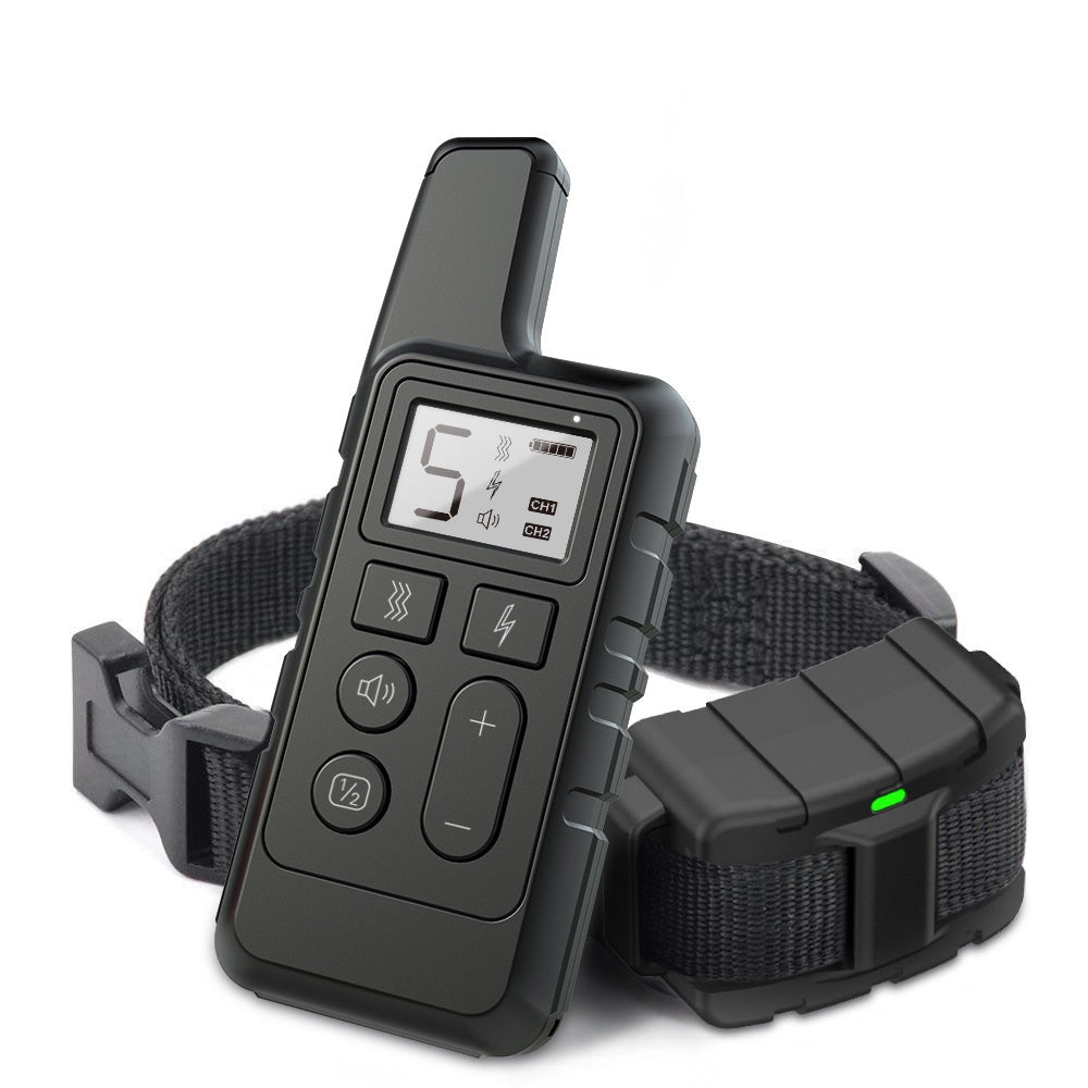 KFX-5022269 Adjustable Dog Training Collar in Black - Effective Communication Tool for Training and Correction