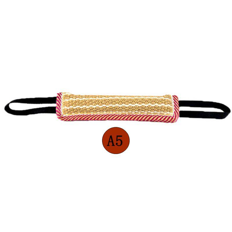 KFX-5022909 Coarse Hemp Dog Biting Stick - 30cm Training Toy for Play and Chewing