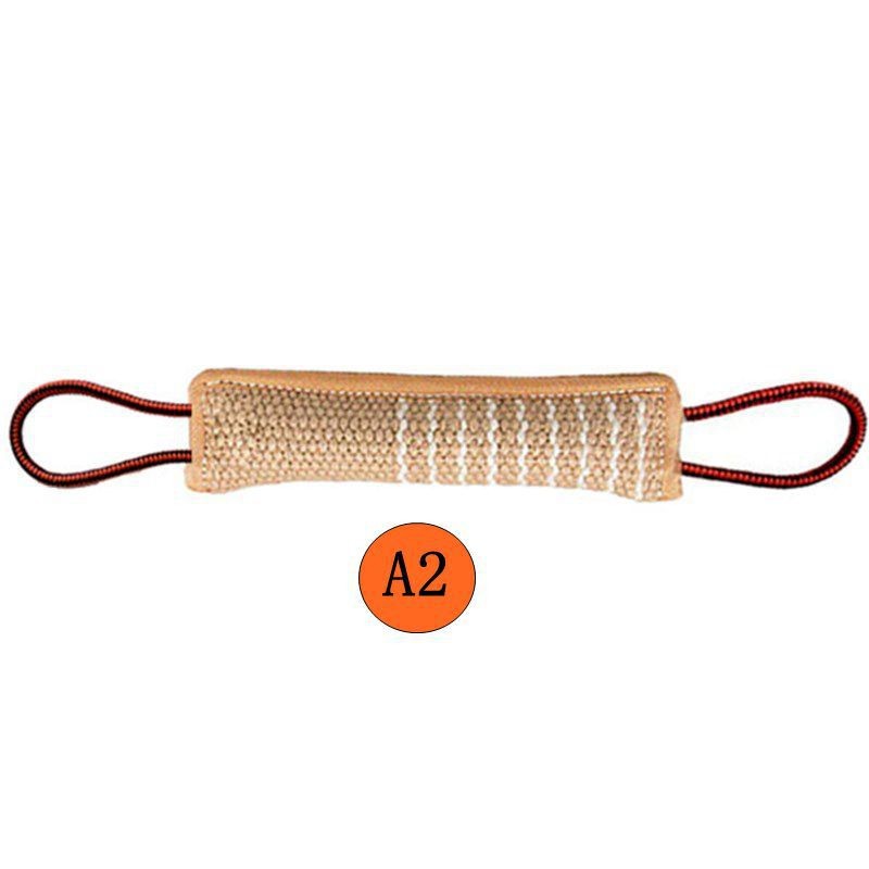 KFX-5022909 Coarse Hemp Dog Biting Stick - 30cm Training Toy for Play and Chewing