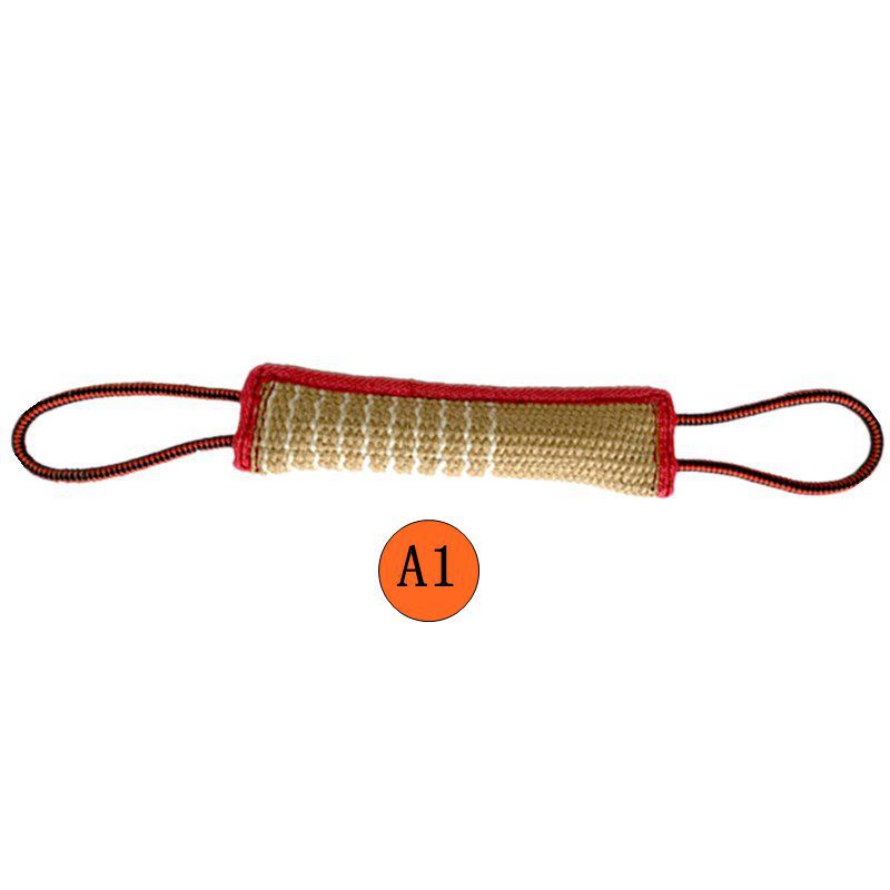 KFX-5022909 Coarse Hemp Dog Biting Stick - 30cm Training Toy for Play and Chewing