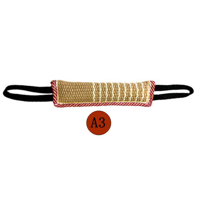 KFX-5022909 Coarse Hemp Dog Biting Stick - 30cm Training Toy for Play and Chewing