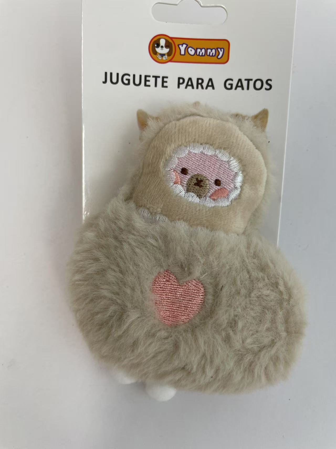 KFX-5025085 Plush Sheep Cat Toy – Soft and Cuddly with Irresistible Appeal for Cats