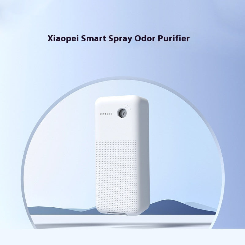 KFX-5025725 Smart Spray Odor Removal Machine for Litter Boxes - Pet-Friendly Freshener for Cats and Dogs