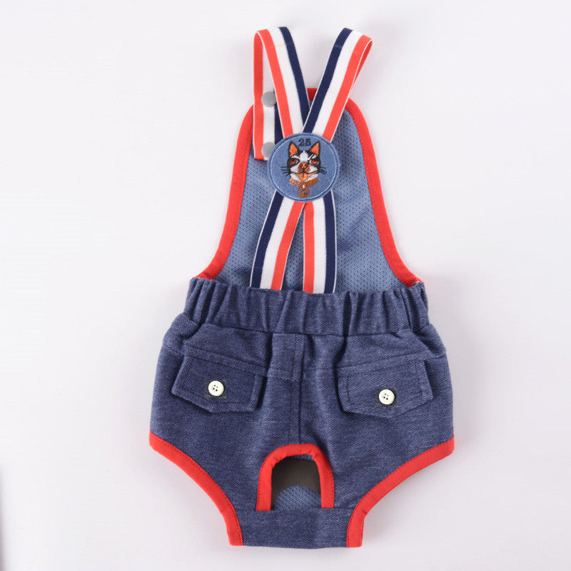 KFX-5028413 Comfortable Physiological Pants for Cats and Dogs - Available in Blue and Pink, Sizes XS to XL