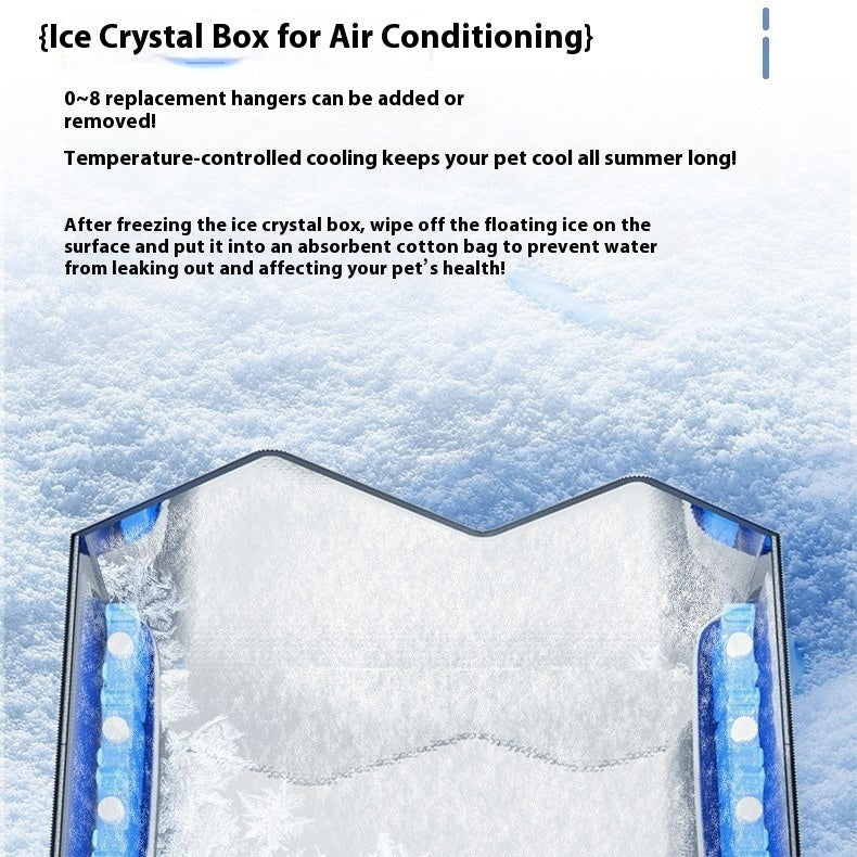 KFX-5030077 Cooling Cat House with Ice Mat for Summer Comfort - Medium & Large Size Available