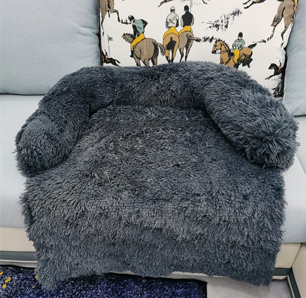 KFX-5034045 Removable and Washable Plush Blanket for Kennels in Dark Gray, Pink, Gray, Colorful, and Coffee