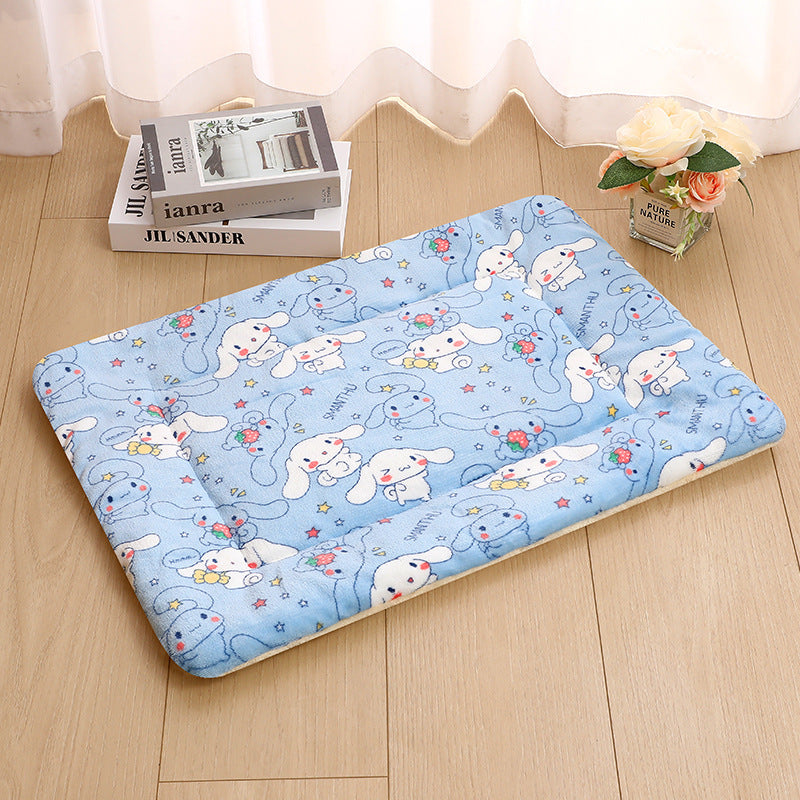 KFX-5037629 Thick Thermal Padded Pet Bed Mat in Various Colors and Patterns for Dogs