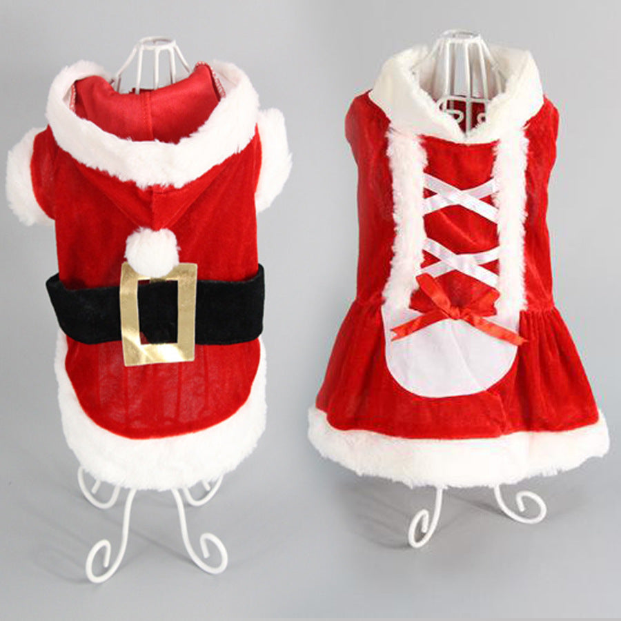 KFX-5039933 Christmas Pet Clothing for Dogs - XXS to L, Soft Acrylic Material