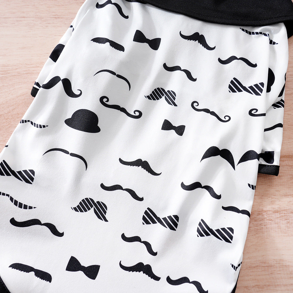KFX-5040317 Casual White Polyester Pet Clothing for Small to XXL Dogs