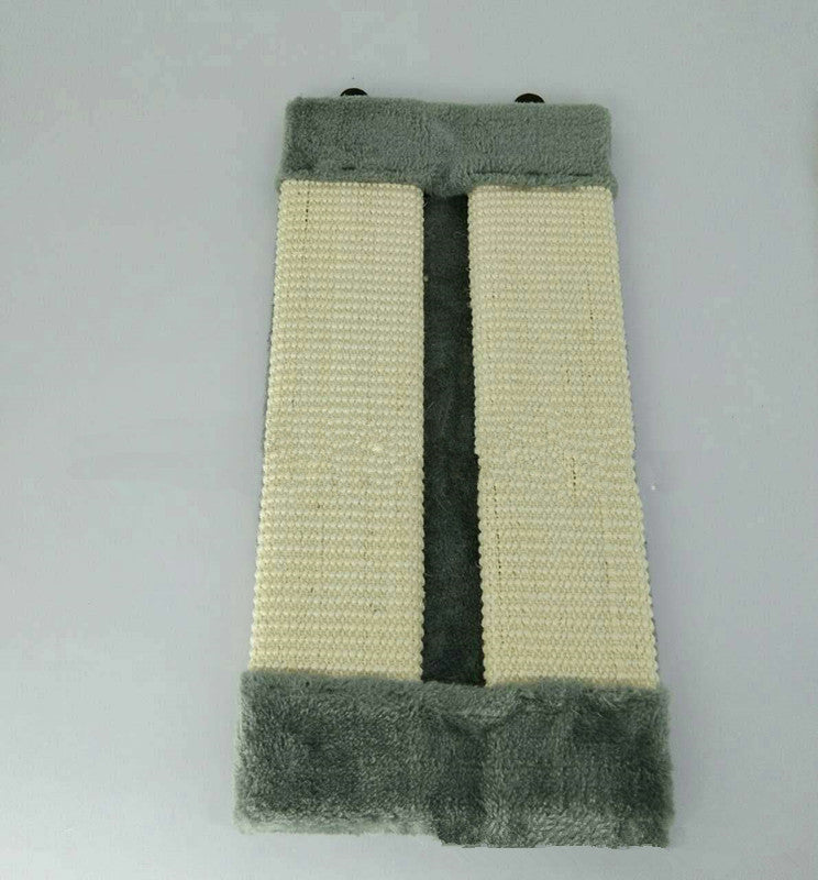 KFX-5041725 Eco-Friendly Foldable Cat Scratcher with Natural Sisal and Cat Grass Gift