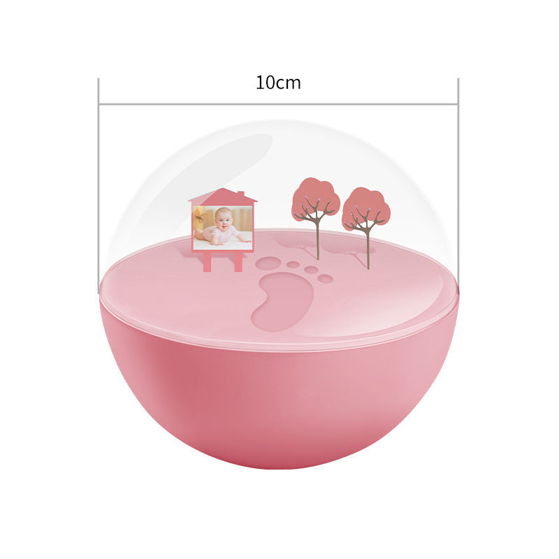 KFX-5042365 Pet Hand and Footprint Clay Kit for Memorable Home Decoration, Includes Ink Pad and Accessories