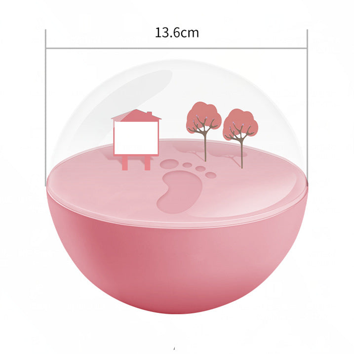 KFX-5042365 Pet Hand and Footprint Clay Kit for Memorable Home Decoration, Includes Ink Pad and Accessories