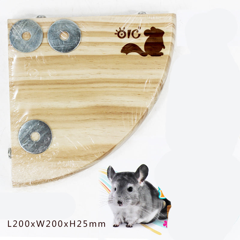 KFX-5050941 Wooden Totoro-Themed Swing Board with Pedal for Fun Outdoor Play