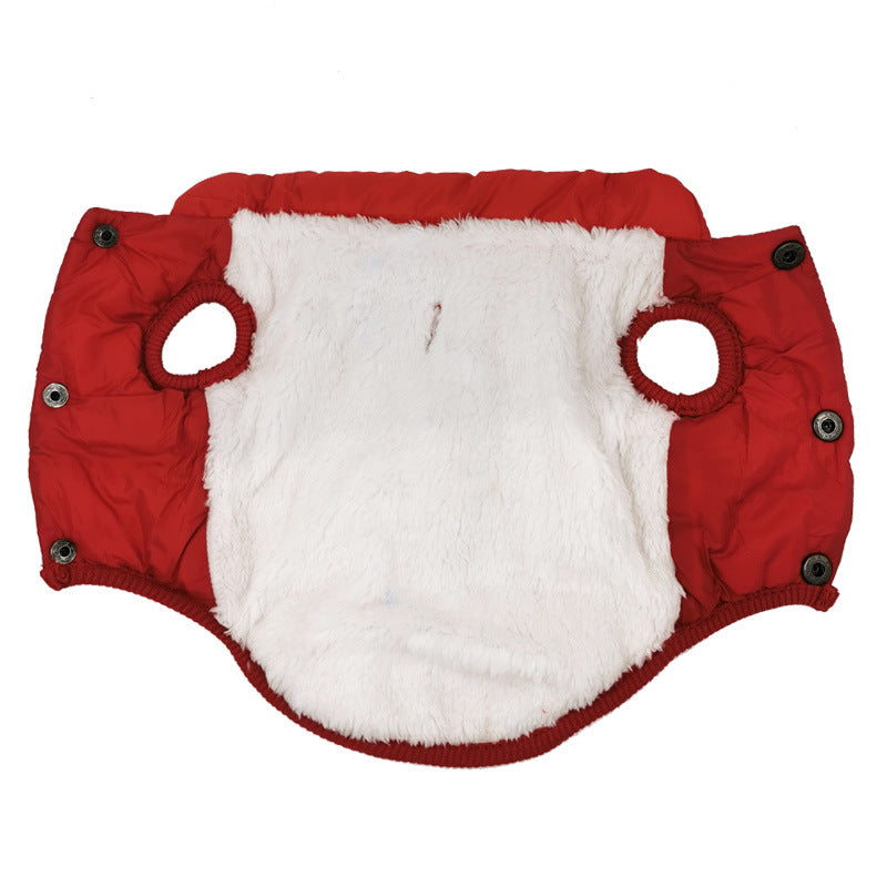 KFX-5051453 Warm Cotton Dog Vest Jacket for Autumn and Winter, Padded Lightweight Coat in Multiple Colors